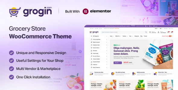 Grogin v1.1.5 – Grocery Store WooCommerce WordPress Theme插图