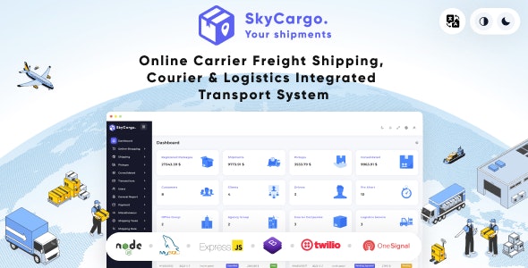 Skycargo v26 August 2023 – An Integrated Transportation System For Freight Shipping, Courier Services, And Logistics插图