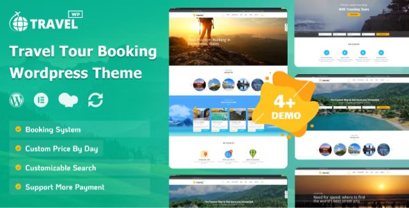 Travel Tour Booking WordPress Theme v2.1.3（破解版）插图