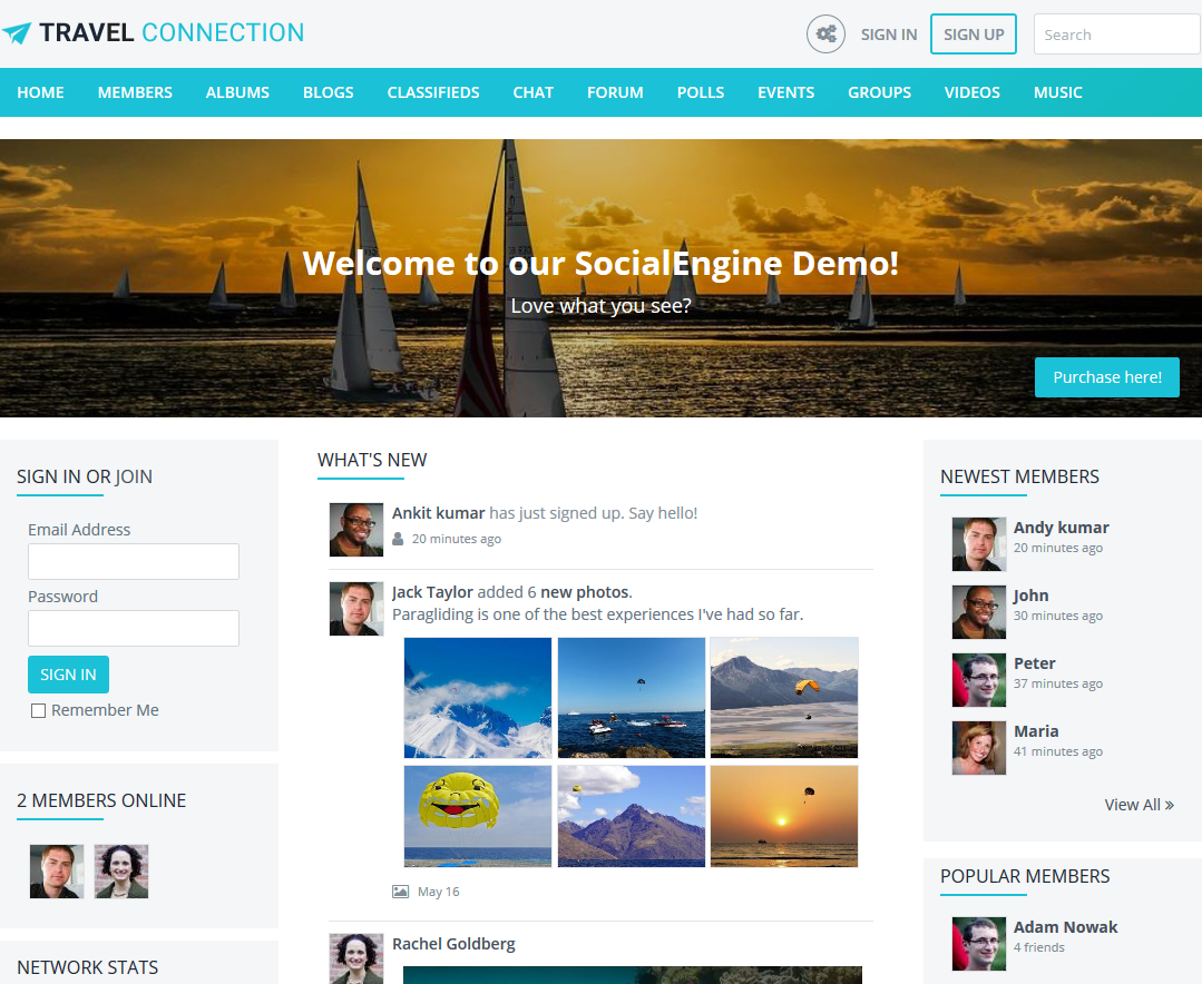 Socialengine V6.6.0  – Create Your Own Social Network Socialengine插图