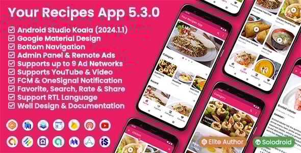 Your Recipes App v5.4.0