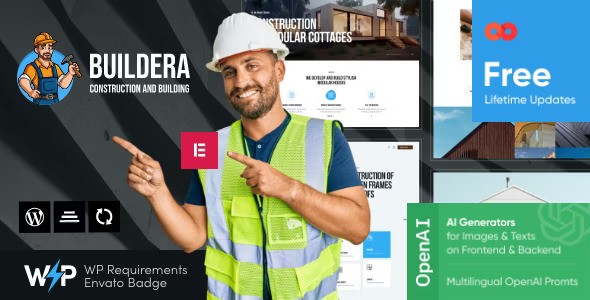 Buildera v1.0 – Construction & Building WordPress Theme插图