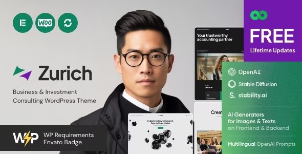Zurich v1.1 – Business & Investment Consulting WordPress Theme插图