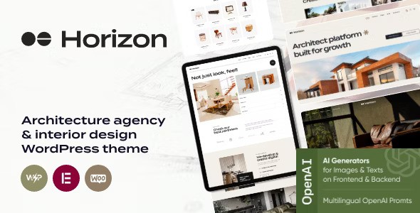 Horizon v1.1 – Interior Design WordPress Theme插图