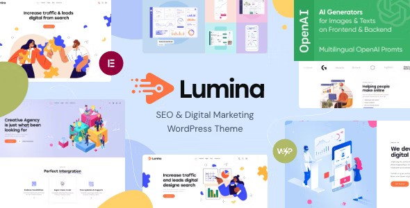 Lumina v1.3 – Creative Agency WordPress Theme插图