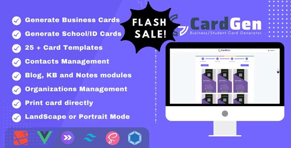 CardGen v3.6.4 – Business or ID Card Generator插图