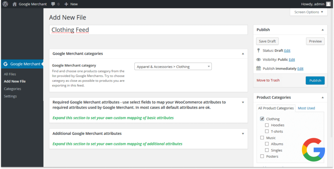 Google Merchant Center XML WooCommerce v1.9.14插图