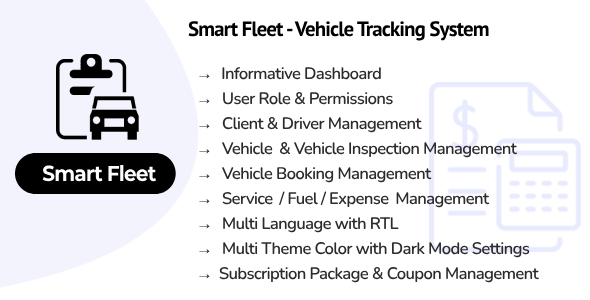 Smart Fleet SaaS v1.3 – Vehicle Tracking System插图
