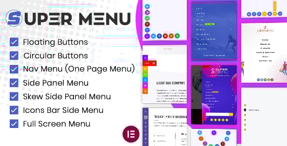 Super Floating and Fly Menu v2.2.9 – Sticky, side, one page navigator, off-canvas menu plugin for WordPress插图