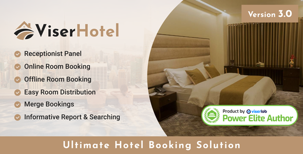 ViserHotel v2.0 – Ultimate Hotel Booking Solution插图