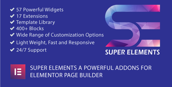 Super Elements v2.5.2 – Addons for Elementor插图