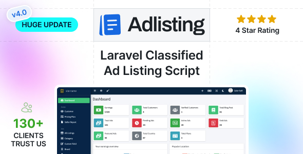 Adlisting v4.18.0 – 购买销售分类广告市场 Laravel 脚本插图