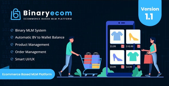 BinaryEcom v2.0 – Ecommerce Based MLM Platform插图