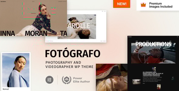 Fotógrafo v2.9 – Photography Videographer WordPress Theme