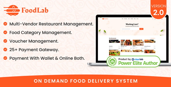 FoodLab v2.0 – On demand Food Delivery System插图