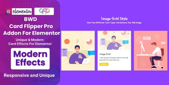 BWD Card Flipper Pro Addon For Elementor v1.5插图