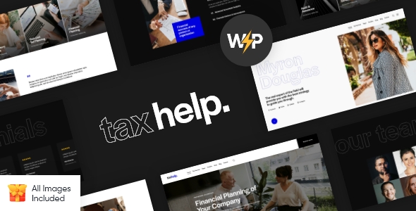 Tax Help v2.16 – Finance & Business Accounting Adviser WordPress Theme插图