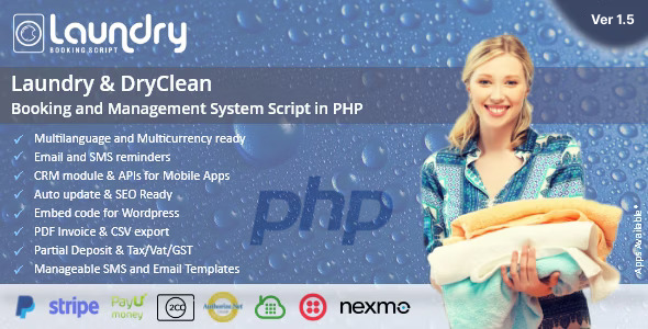 Laundry booking and management script v1.5插图