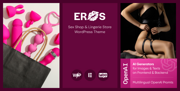 Eros v1.0 – Sex Shop & Lingerie Store WordPress Theme插图