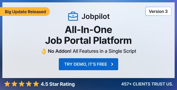 Jobpilot v3.21.0 – Job Portal Laravel Script插图