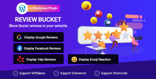 ReviewBucket v2.8.6 – 商业评论包 WordPress 插件插图