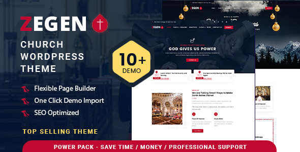 Zegen v1.2.0 – Church WordPress Theme插图