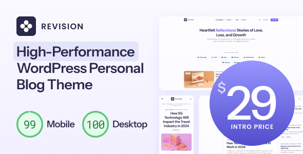 Revision v1.0.4 – Optimized Personal Blog WordPress Theme插图