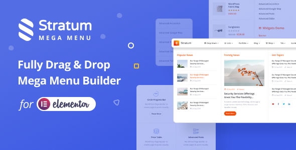 Stratum Mega Menu for Elementor v1.0.5插图