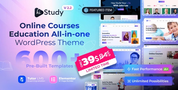 Education WordPress Theme | HiStudy v2.8.4插图