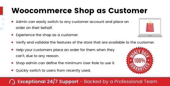 WooCommerce Shop As Customer v1.1.4插图