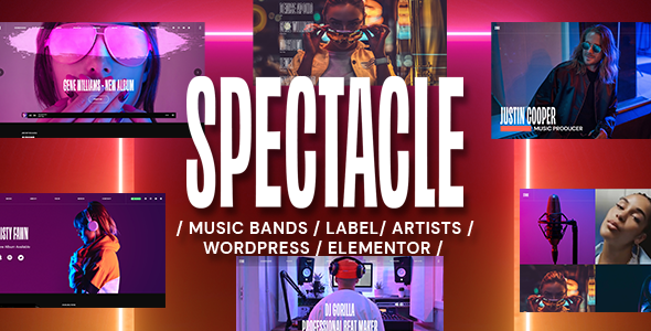 Spectacle v1.4.50 – WordPress音乐主题
