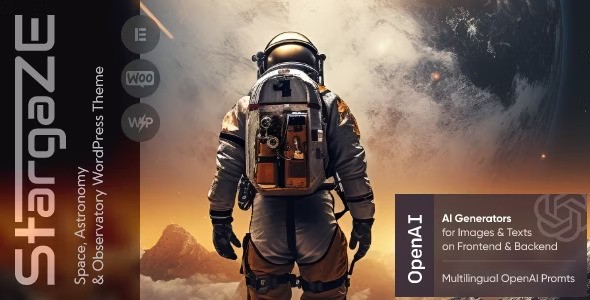 Stargaze v1.2.0 – Space, Astronomy and Observatory WordPress Theme