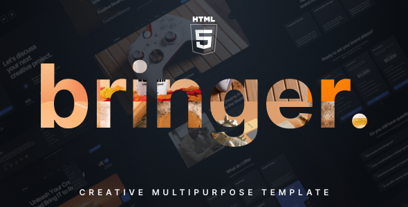 Bringer v1.1 – Creative Agency & Portfolio HTML Template插图