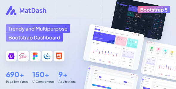 MatDash – Bootstrap Admin Template v1.0.0插图