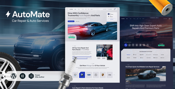 AutoMate v1.0 – Car Repair & Auto Services WordPress Theme插图