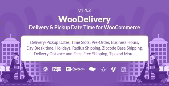 WooDelivery v1.4.3 – Delivery & Pickup Date Time for WooCommerce插图