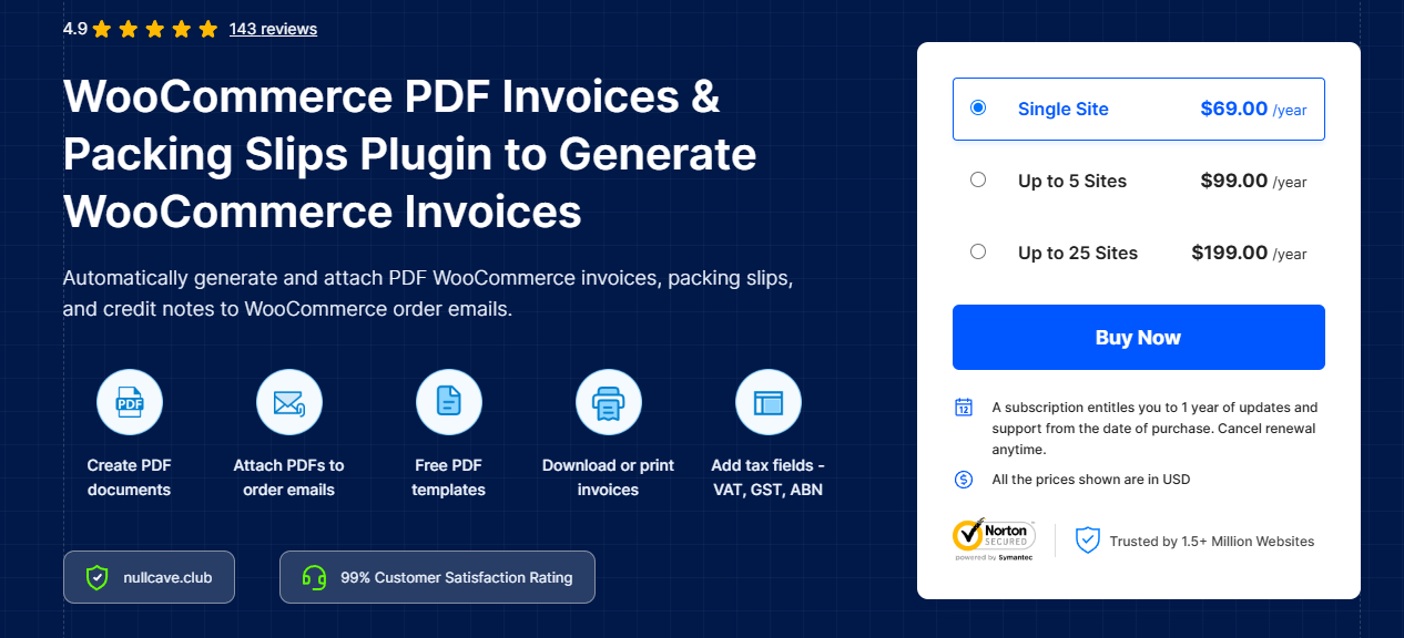 Webtoffee WooCommerce PDF Invoices, Packing Slips and Credit Notes (Pro) v1.6.2插图