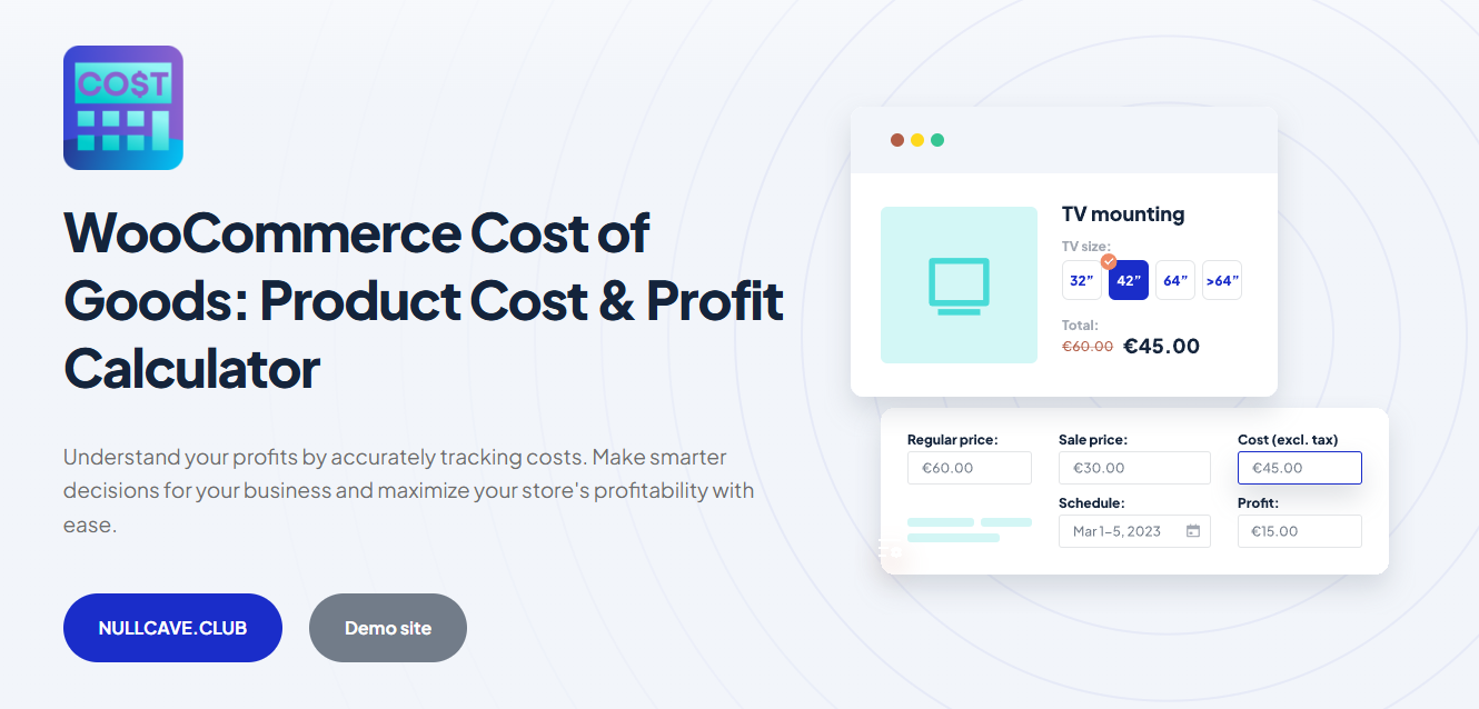 Cost of Goods: Product Cost & Profit Calculator for WooCommerce Pro v3.6.1插图