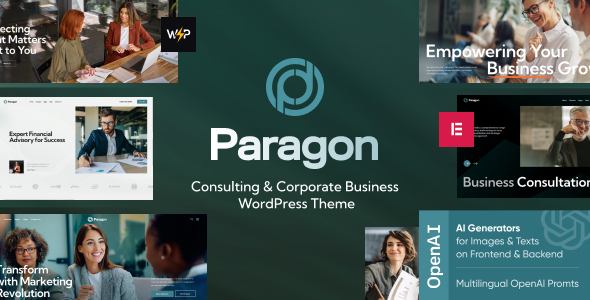 Paragon v1.0 – Consulting & Corporate Business WordPress Theme插图