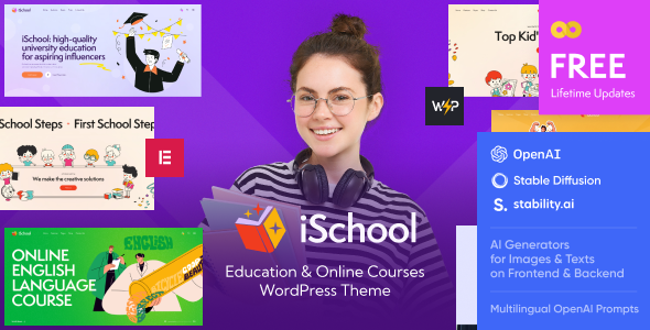 iSchool v1.0 – Education & Online Courses WordPress Theme插图