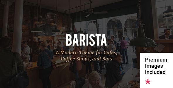 Barista v2.5.1  – 咖啡馆、咖啡店和酒吧的现代主题插图