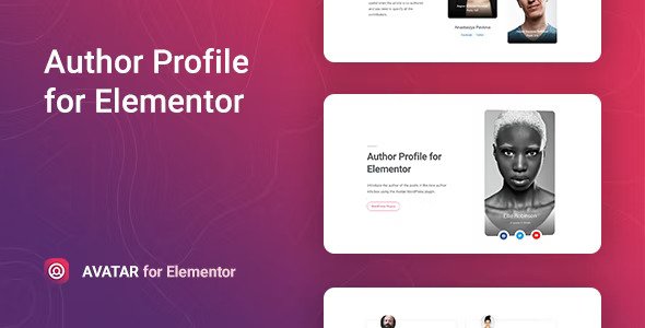 Avatar v1.0.4 – Author Box for Elementor插图