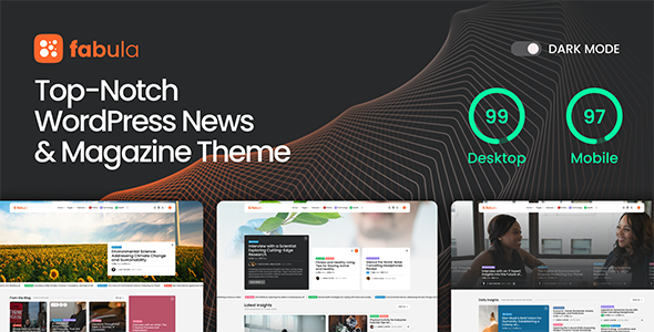 Fabula v1.2.92 – News & Magazine WordPress Theme插图