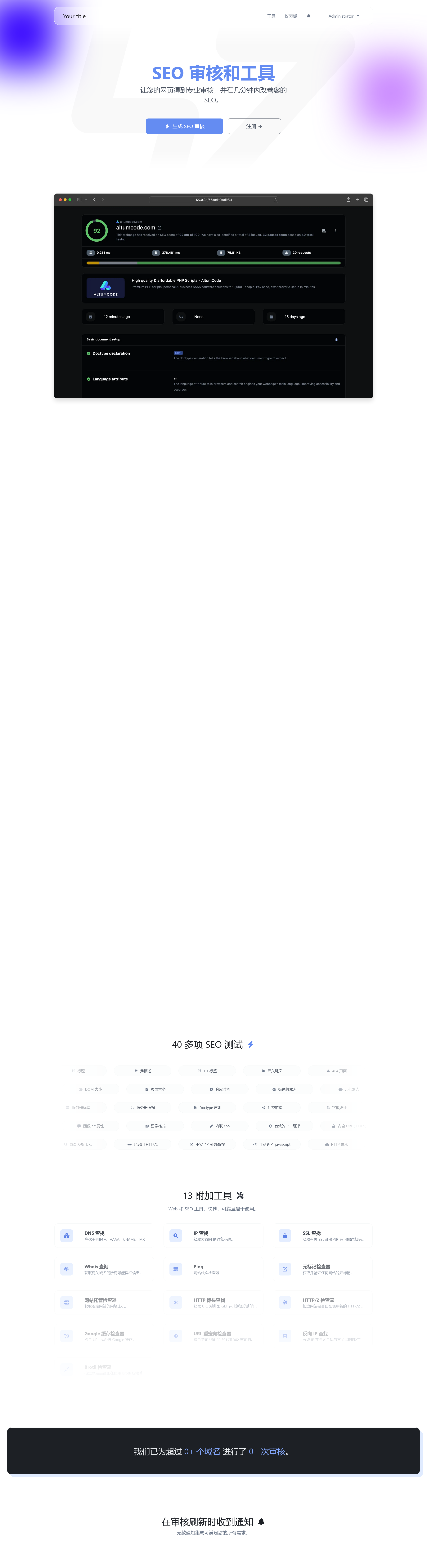 66audit v5.0.0 – SEO 审计软件 (已汉化破解)插图(2)