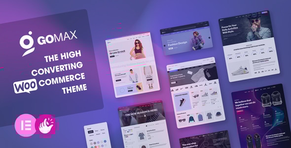 Gomax v1.0.5 – Elementor WooCommerce WordPress 主题插图