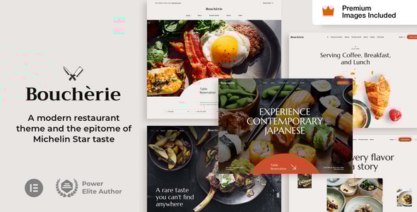 Boucherie v6.4 – 餐厅 WordPress 主题插图