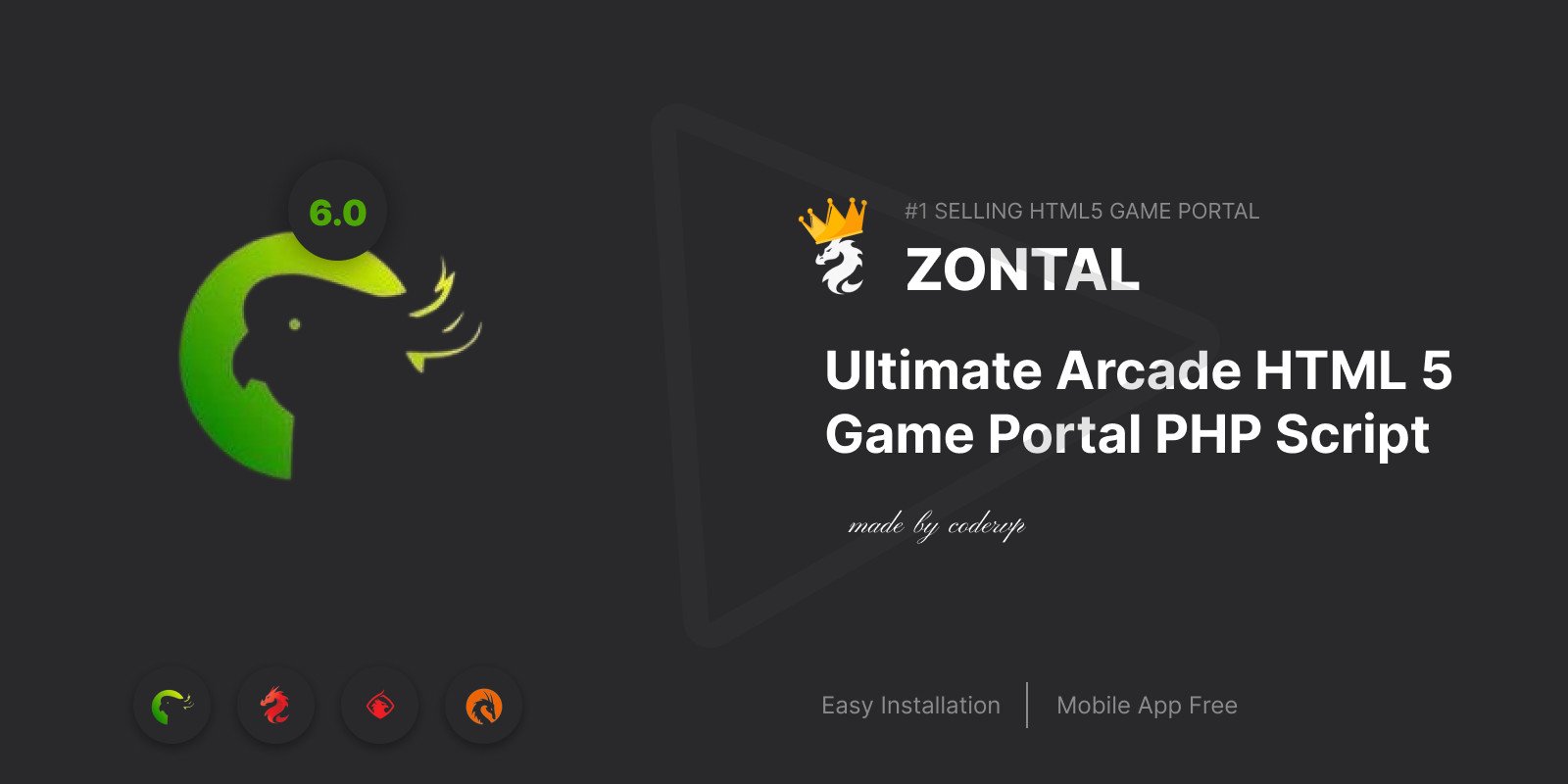Zontal Arcade HTML 5 Game Portal PHP Script v3.0插图