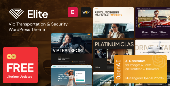 Elite v1.0 – ip 交通与安全 WordPress 主题插图