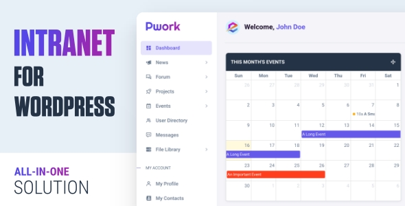 Pwork v3.1.1 – Intranet For WordPress插图 Pwork v3.1.1 – Intranet For WordPress插图