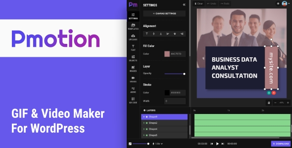 Pmotion v1.2 – Animated GIF and Video Maker For WordPress插图